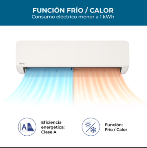 Split Muro 9000 BTUH INVERTER R32 ECOFLOW ANWO