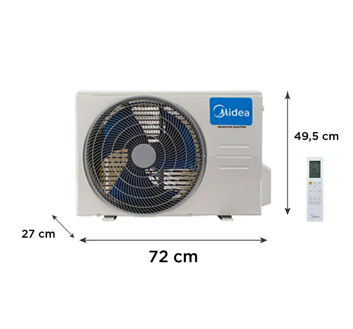Split Muro 12000 BTUH INVERTER R410a XTREME DURA MIDEA