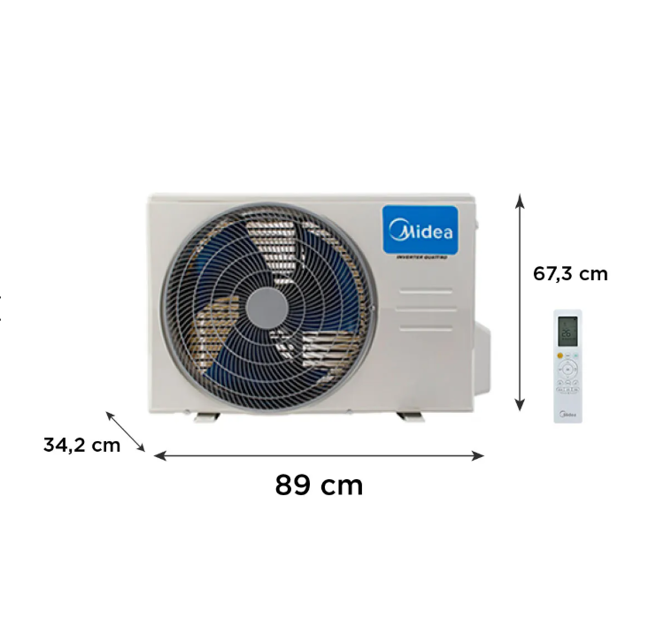 Split Muro 24000 BTUH INVERTER R410a XTREME DURA MIDEA