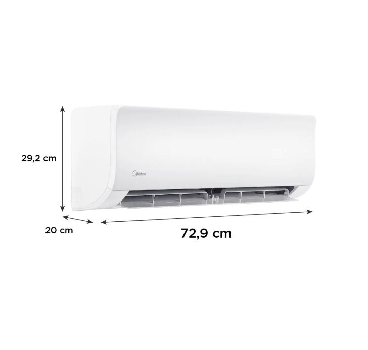 Split Muro 9000 BTUH INVERTER R410a XTREME DURA MIDEA