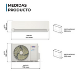 Split Muro 12000 BTUH INVERTER R32 ECOFLOW ANWO