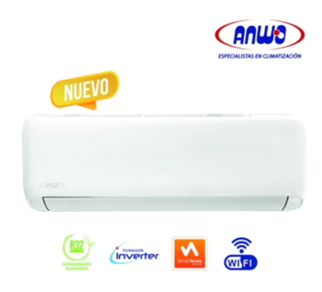 Split Muro 9000 BTUH INVERTER R32 ECOFLOW ANWO