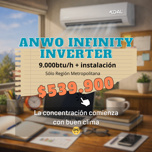 INSTALACIÓN INCLUIDA HASTA 18m2
